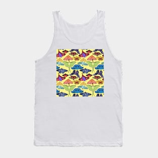 Pride Moth for Pride Month Rainbow on Sunshine Yellow Tank Top